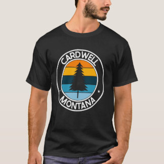 T-shirt Cardwell Montana MT USA City Pride Retro Sunset