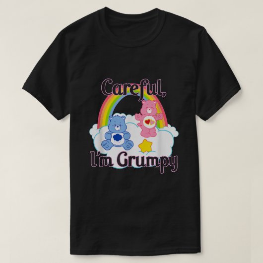 T-shirt Care Bears Careful Im Grumpy  (Design devant)