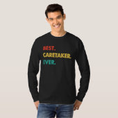 T-shirt Caretaker Retro Best Caretaker Ever (Devant entier)