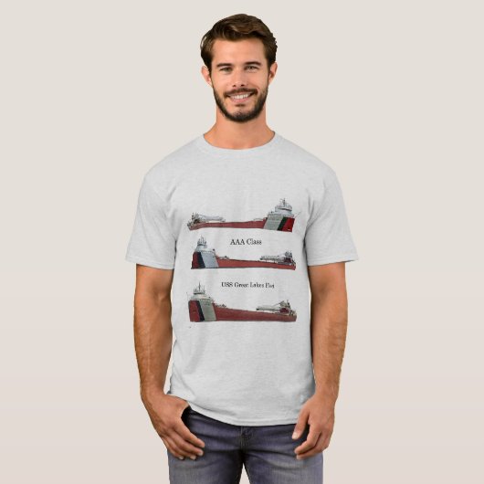 T-shirt cargo de classe AAA (Devant entier)