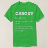 T-shirt Carguy Définition Mécanique Voiture Guy Cadeau Pou (Design devant)