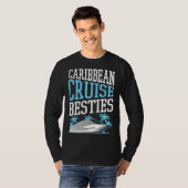 T-shirt Caribbean Cruise Besties Matching Cruise Ship Vaca (Devant entier)