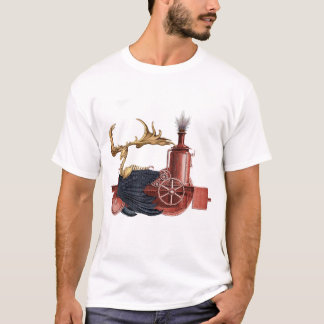 T-shirt Caribou de Stitchpunk t-chemise-blanc