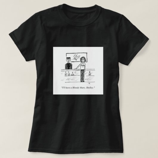 T-shirt caricature à gag (Design devant)