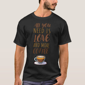 T-shirt Caricature à idées café