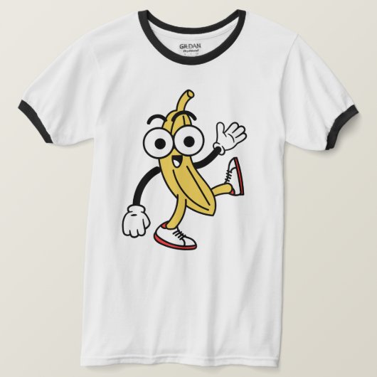 T-shirt Caricature à la banane (Design devant)