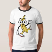 T-shirt Caricature à la banane (Devant)