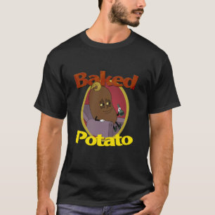 T-shirt Caricature à la pomme de terre cuite