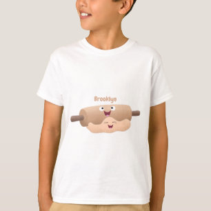 T-shirt Caricature à pâte molle et à pâte molle