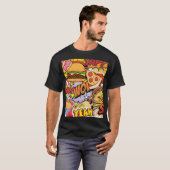 T-shirt Caricature alimentaire (Devant entier)