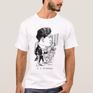 T-shirt Caricature d'acteur de film silencieux de Francis