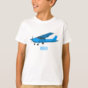T-shirt Caricature d'avion à voilure fixe