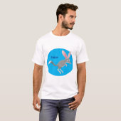 T-shirt Caricature de bilby australien très heureuse (Devant entier)