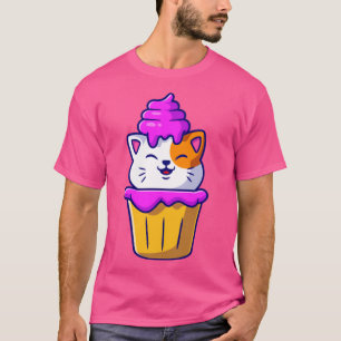 T-shirt Caricature de Cat Cupcake