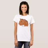 T-shirt caricature de chat (Devant entier)