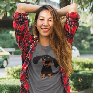 T-shirt Caricature de Chien Chien Chien Chien Chien Mignon