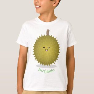 T-shirt Caricature de durian joyeux