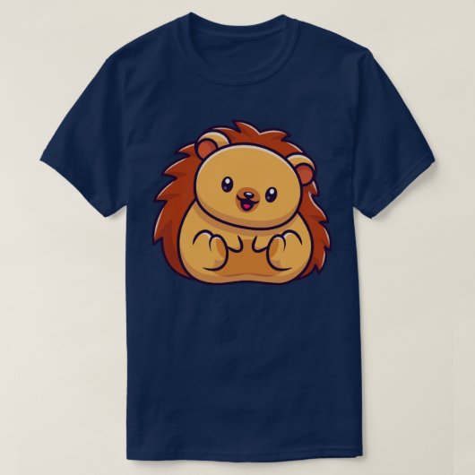 T-shirt Caricature de hérisson (Design devant)