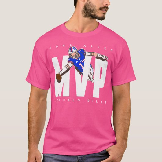 T-shirt Caricature de Josh Mvp Allen (Devant)