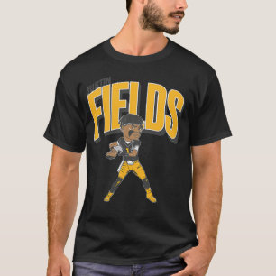 T-shirt Caricature de Justin Fields à Pittsburgh