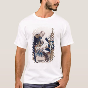 T-shirt caricature de Kaiser Wilhelm de la Prusse