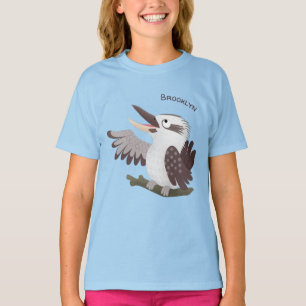 T-shirt Caricature de kookaburra drôle et drôle