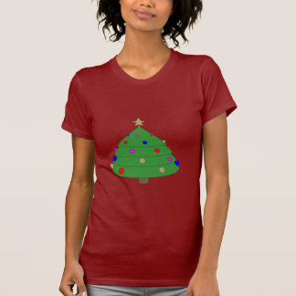 T-shirt Caricature de l'arbre de Noël