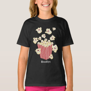 T-shirt Caricature de pop-corn drôles