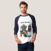 T-shirt Caricature de Regal Cleopatra (Devant entier)