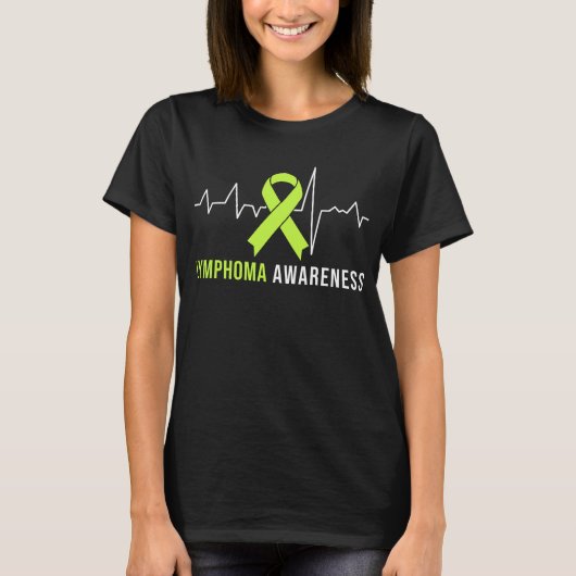T-shirt Caricature de sensibilisation au lymphome (Devant)