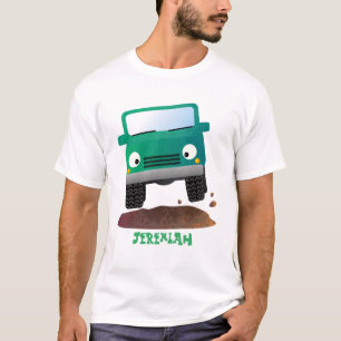 T-shirt Caricature de voiture 4 X4 hors route