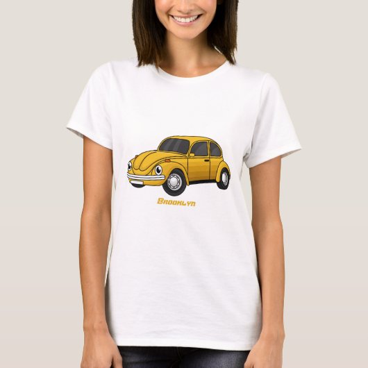 T-shirt Caricature de voiture classique (Devant)