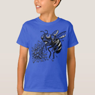 T-shirt Caricature de volée de bouchon brut et Hilarious
