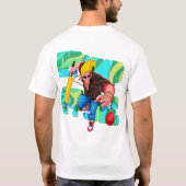 T-shirt Caricature des années 90 (Dos)