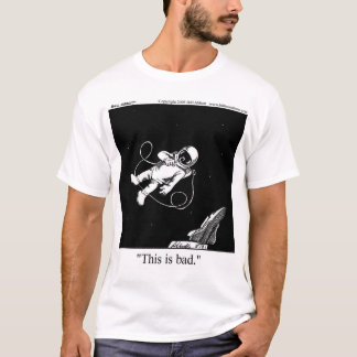 T-shirt Caricature drôle d'astronaute
