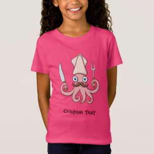 T-Shirt Caricature du chef calmar