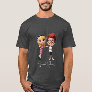 T-shirt caricature Duo Aventuré - Amusant & Whimsi