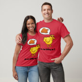 T-shirt Caricature en colère Drôle Chick Bird amis (Unisexe)