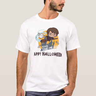 T-shirt Caricature Harry et Hedwig Flying Passé Hogwares