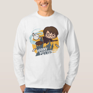 T-shirt Caricature Harry et Hedwig Flying Passé Hogwares
