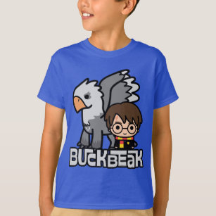 T-shirt Caricature Harry Potter et Buckbeak