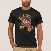 T-shirt Caricature Harry Potter Quidditch Chercher (Devant)