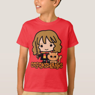 T-shirt Caricature Hermione et Crookshanks