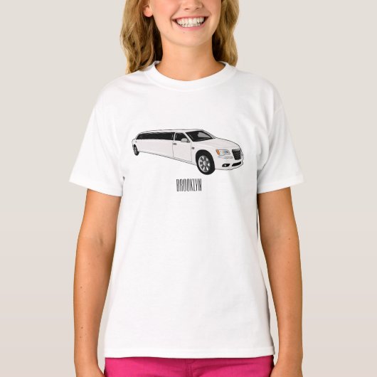 T-shirt Caricature limousine (Devant)