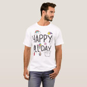 T-shirt Caricature mignonne (Devant entier)