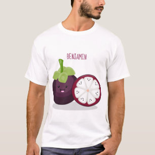 T-shirt Caricature mignonne mauve mangouste
