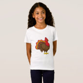 T-Shirt Caricature mignonne Turquie (Devant entier)