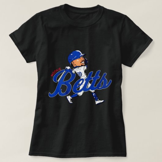T-shirt Caricature Mookie Betts (Design devant)