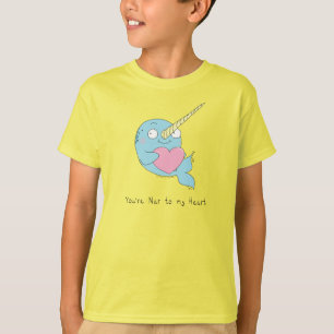T-shirt Caricature Narwhal Cute Kids