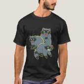 T-shirt Caricature Rabid Raccoons (Devant)